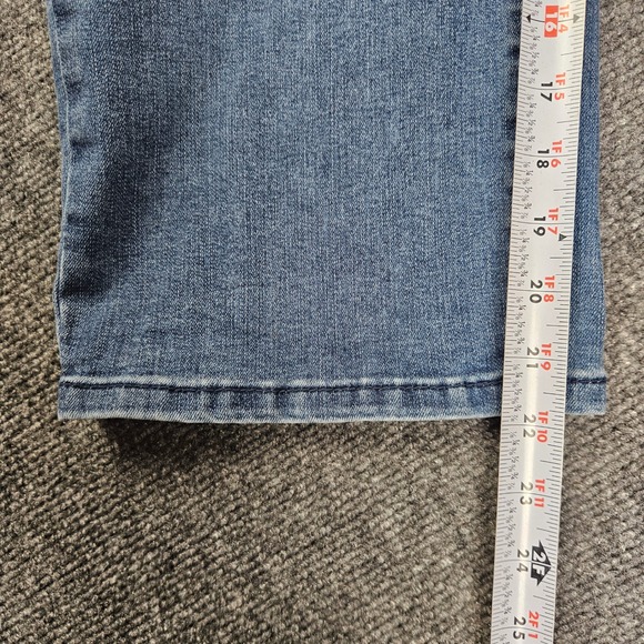 Judy Blue Skinny Fit Capri Jean Women 20W Blue Denim Stretch High Rise Dark Wash - Picture 6 of 8